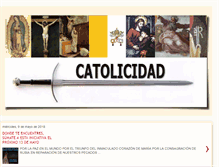 Tablet Screenshot of catolicidad.com